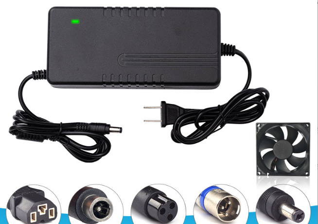 TEHRAN Universal Lithium Battery Charger for Electrics with 5 Plugs, 42V 2A